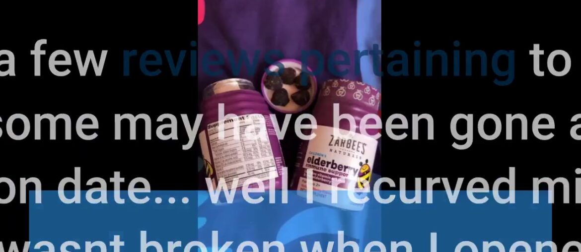 [review] Zarbee's Naturals Children's Elderberry Immune Support* with Vitamin C & Zinc, Natural...