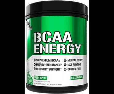 Evlution Nutrition BCAA Energy - Essential BCAA Amino Acids, Vitamin C & Natural Energizers for...