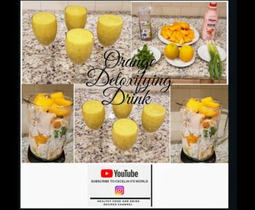 ORANGE DETOX DRINK | BELLY FAT GONE | SKIN GLOWING | IMMUNITY BOOSTER