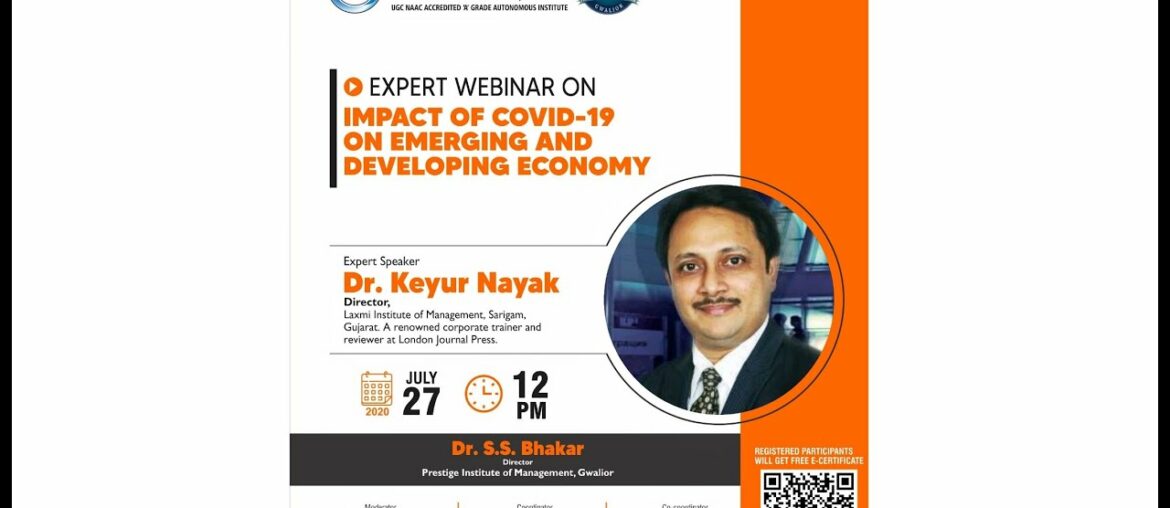 Webinar on "Impact of COVID-19 on Emerging and Developing Economy"