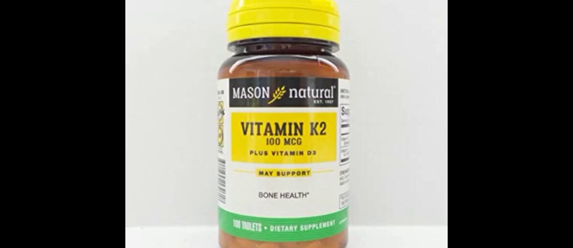 Buyer Reviews Mason Natural Vitamin K2 Plus D3, 100 Tablets Dietary Supplement