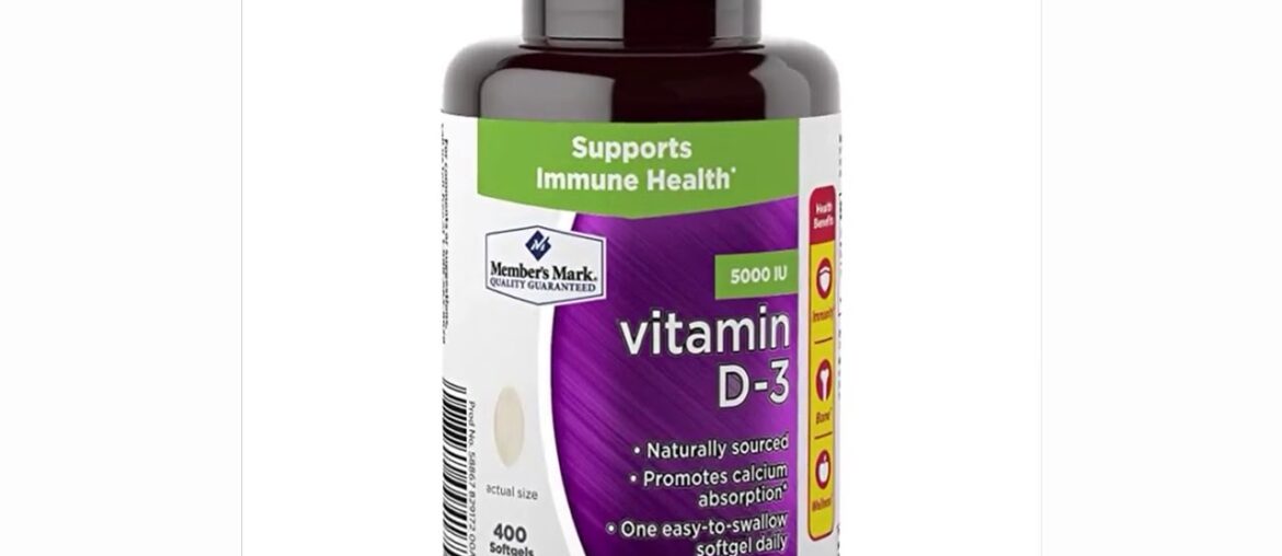 Buyer Reviews Member's Mark Wellness & Nutrition Vitamin D-3 5000 Iu - 400 Softgels Dietary Sup...