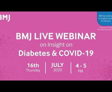Diabetes & COVID-19: Webinar by BMJ