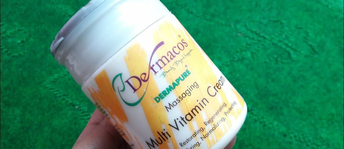 Dermacos Multi Vitamin Massaging Cream | Benefits | Uses | Price By Sanam Ansari .