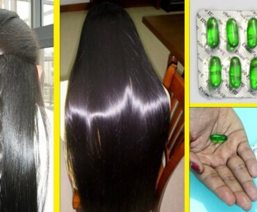 2 Ways To Use Vitamin E Capsules For Faster Hair Growth/ Get Long Hair, Thick hair, Stops hair fall