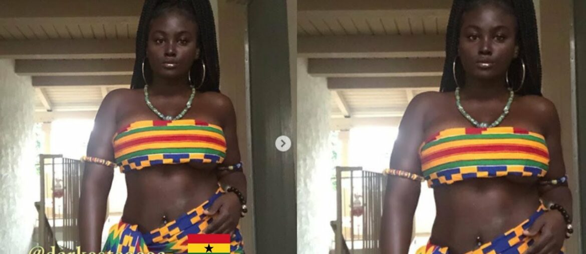 @darkestcocoa Ghanaian rich melanin excellence, Angel faced thick beauty