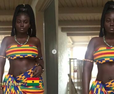 @darkestcocoa Ghanaian rich melanin excellence, Angel faced thick beauty