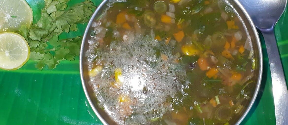 Healthy Lemon Coriander Soup - Vitamin C Rich Soup