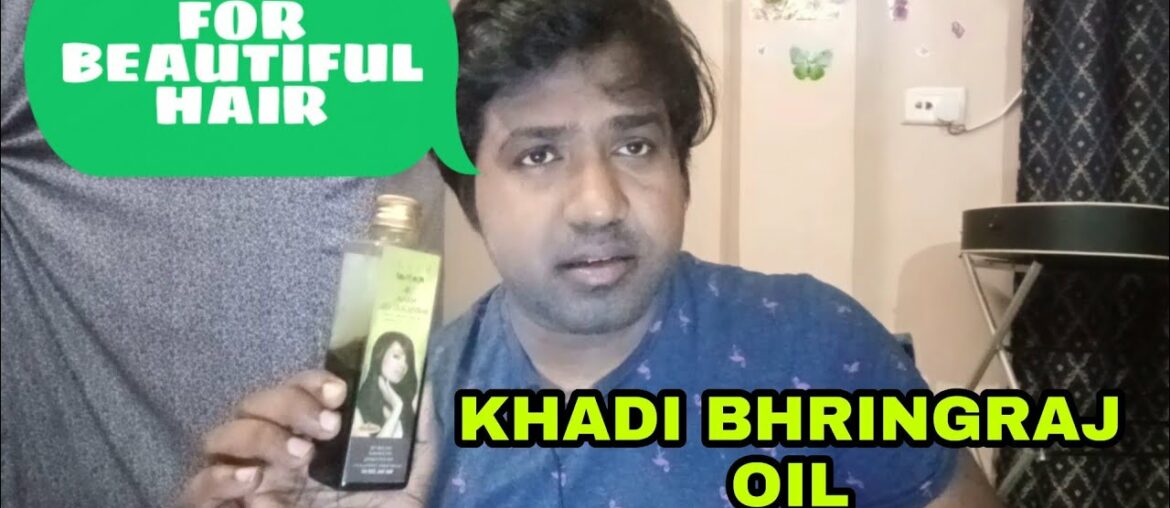 KHADI BHRINGRAJ OIL AND VITAMIN E CAPSULES FOR SHINNY,HEALTHY HAIR/HOW TO GET BEAUTIFUL HAIR ????