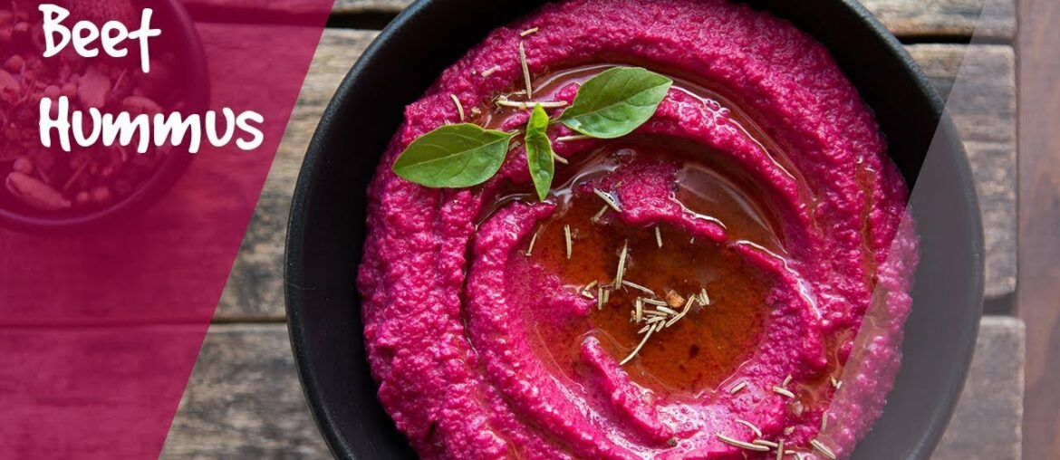 #SunnyHealthFitness Guide: Easy & Healthy Beet Hummus Recipe #Recipe #BeatrootHummus