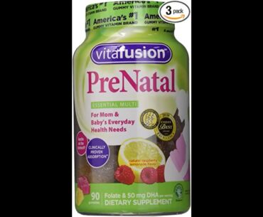 Buyer Reviews Vitafusion Pre Natal Gummy Vitamins Dietary Supplement, Lemon & Raspberry Lemonad...