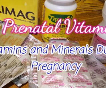 My Prenatal Vitamins | Vitamins and Minerals during Pregnancy