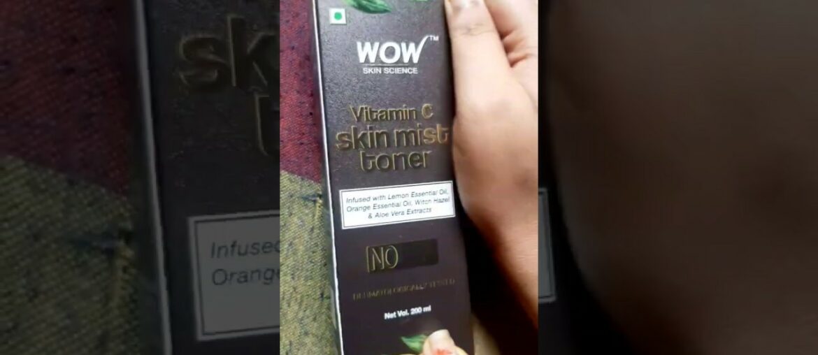 Wow Vitamin C Skin Mist Toner honest review || Wow new launch product review|| Best Toner review||