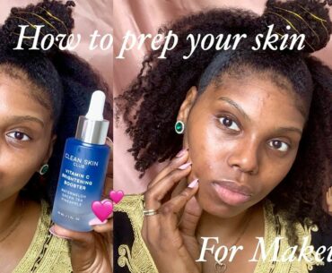 How to prep your skin for makeup