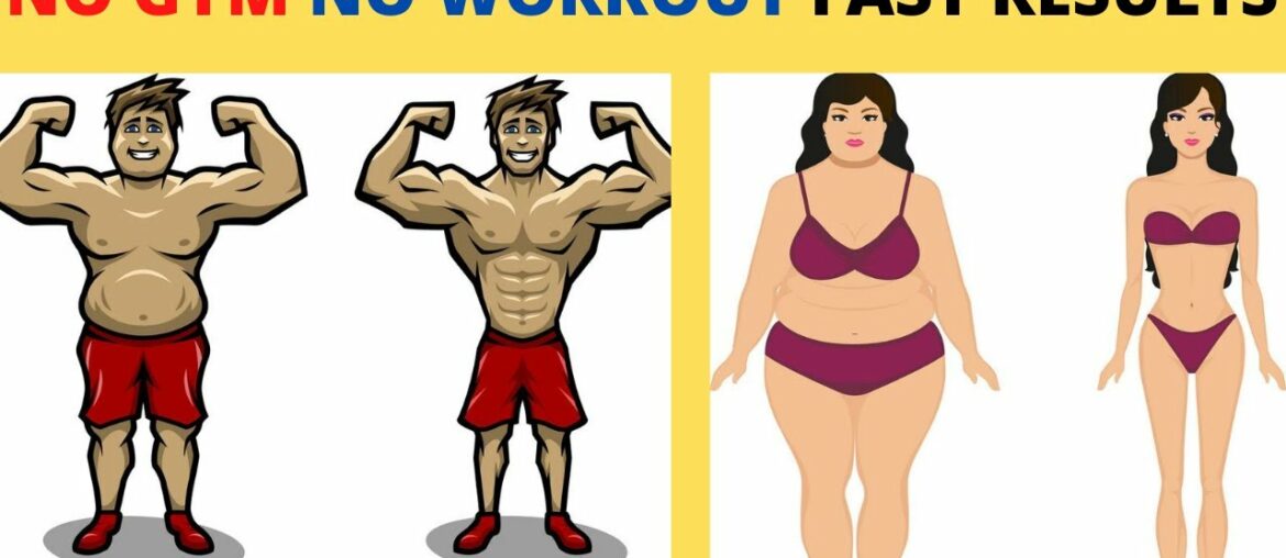 Get Fit without Going to the Gym | How to lose weight fast | No Workout