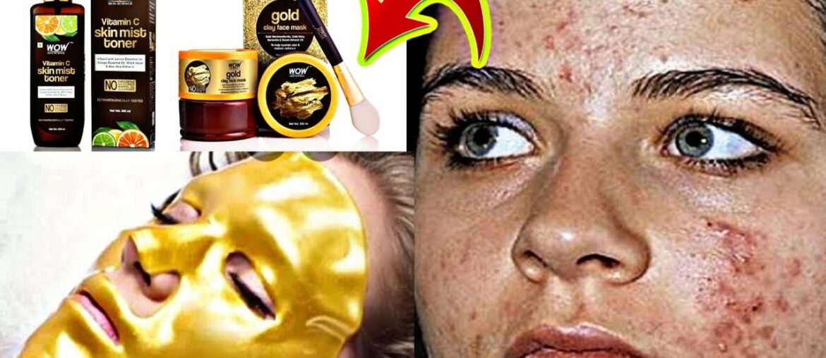 WOW - Gold Clay Mask & Vitamin C Skin Mist Toner Honest Review | for Skin Whitening ?