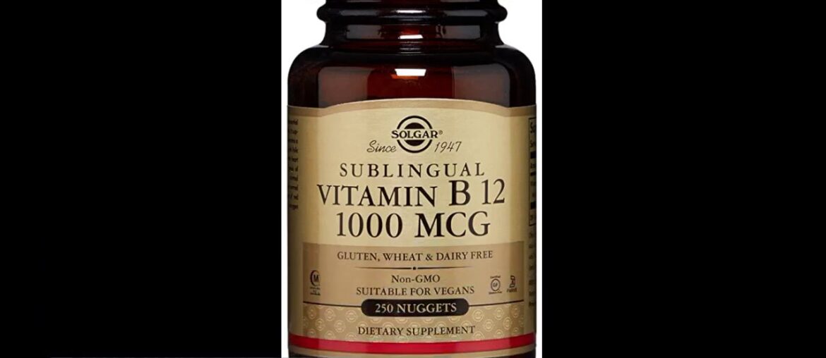 Best Reviewed!! Solgar Vitamin B12 1000 mcg, 250 Nuggets - Supports Production of Energy, Red B...