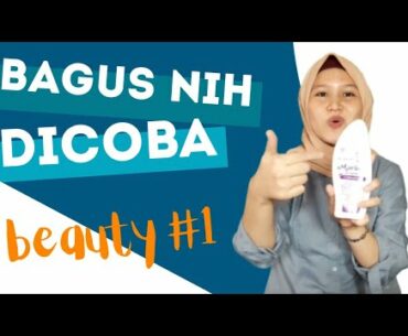 Rekomendasi lotion, New Marina (warna ungu) || Beauty #1