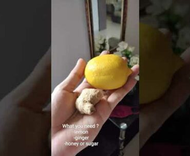 Vlog1: Lemon Ginger Water  #wellness