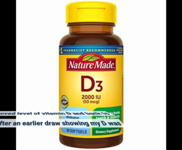 Best Reviewed!! Nature Made Vitamin D3 2000 IU (50 mcg) Softgels, 250 Count Everyday Value Size...