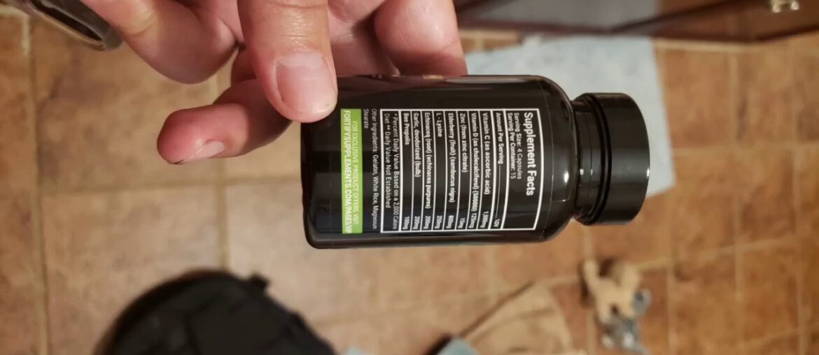 Buyer Reviews Fortify Supplements - Immune System Booster with Elderberry 800mg, Vitamin C, Vit...