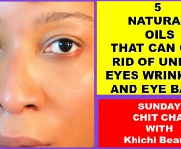 5 OILS THAT CAN GET RID OF UNDER EYES WRINKLES AND EYE BAGS