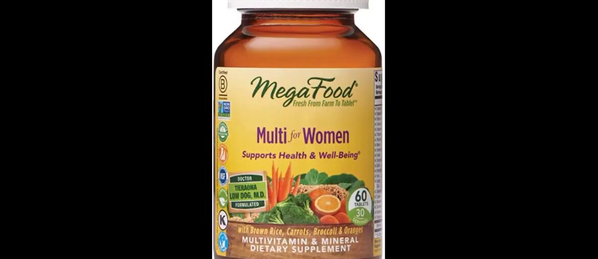 MegaFood, Multi for Women 55+, Supports Optimal Health and Wellbeing, Multivitamin and Mineral...