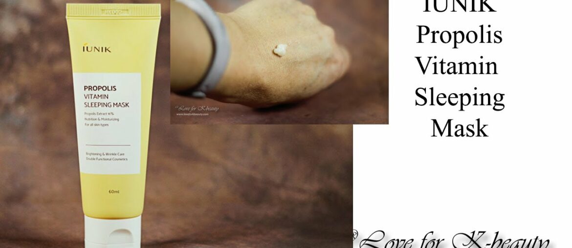 IUNIK propolis vitamin sleeping mask