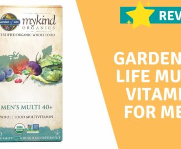 Garden of Life Multivitamin for Men mykind Organic Men's 40+ Whole Food Vitamin Supplement Overview