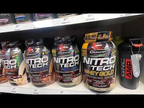Buying Creatine, Whey Protein and BCAA Recovery supplements at GNC Store  - Brooklyn - New York City