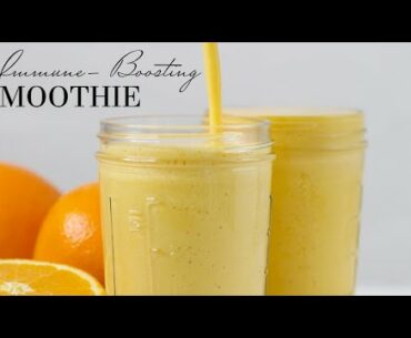 HOW TO MAKE MY IMMUNITY-BOOSTING PROTEIN SMOOTHIE