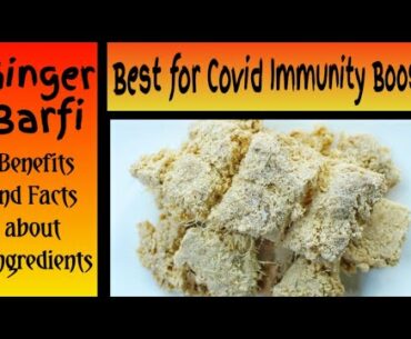 Ginger Barfi | Best for Covid Immunity boost | Mom's recipe