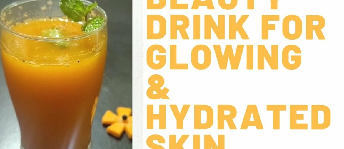 Beauty drink for glowing skin || Immunity boost at home || Carrot drink to get glowing skin at home