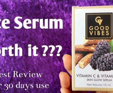 GOOD VIBES Face Serum Vitamin C & B3 | Honest Review after 30 days use
