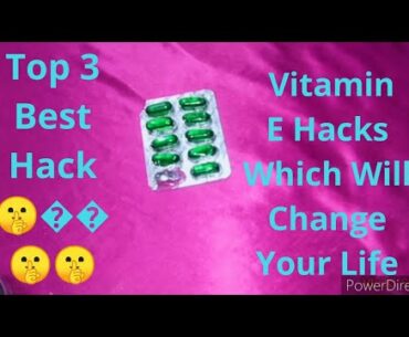 VITAMIN E HACKS // USES ON SKIN AND HAIR // DIY // #GloriousGlam