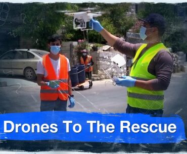 Believe it or not Palestinians are using drones to deliver vitamins to COVID19 patients in West Bank