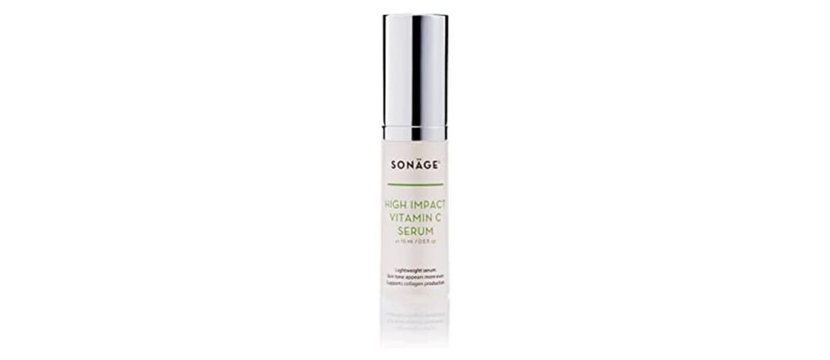 Best Sonage High Impact Vitamin C Serum - Natural Vitamin C Serum for Face, Sun Damage Wrinkle Repa
