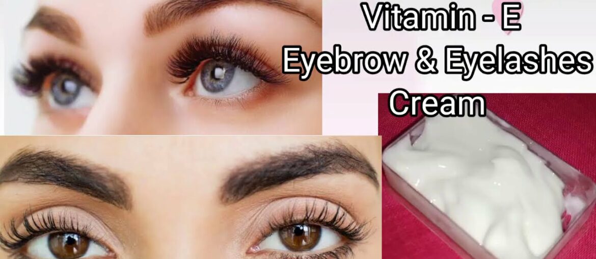 How to grow Eyebrows & Eyelashes fast in Tamil || Vitamin E Eyebrow cream