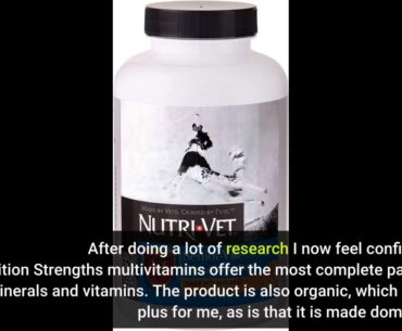 Nutrition Strength Multivitamins for Dogs, Daily Vitamin and Mineral Support, Nutritional Dog S...