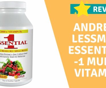 Andrew Lessman Essential-1 Multivitamin 360 Small Capsules 2000 IU Vitamin D3. 250 mcg Methyl