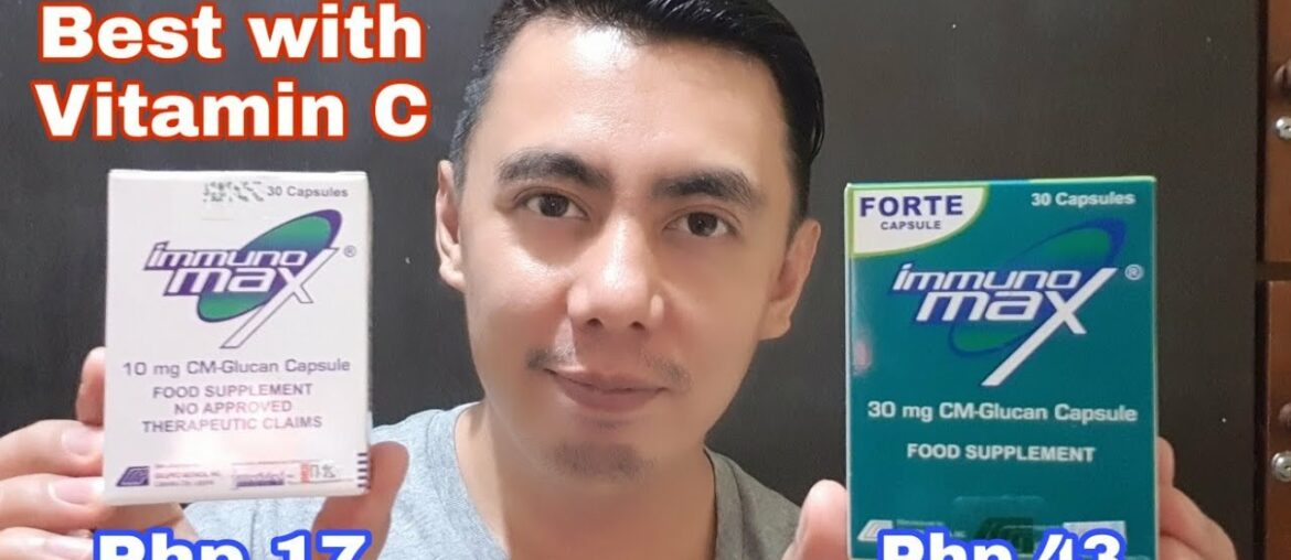 A NURSE REVIEWS IMMUNOMAX FORTE CM-GLUCAN 10MG/ 30MG CAPSULE | BEST WITH VITAMIN C, REAL TALK REVIEW