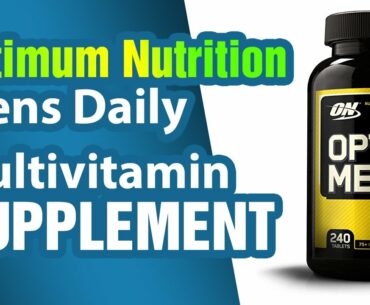 Optimum Nutrition Opti-Men, Vitamin C, Zinc and Vitamin D, E, B12 for Immune Support Mens