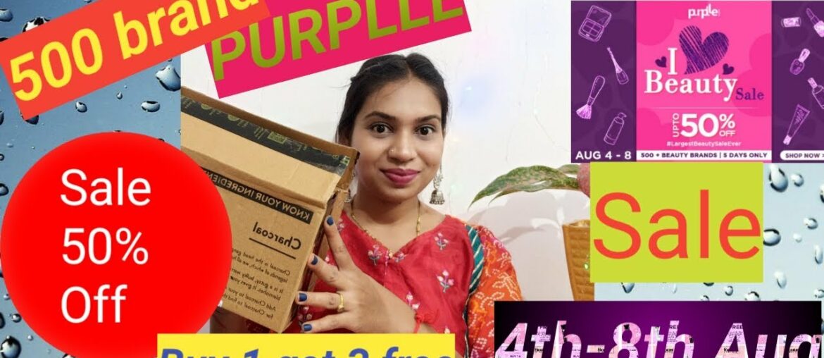 Purplle Haul I Heart Beauty Sale / Up to 50% off / Skincare & Makeup products / Fashion With Roshni