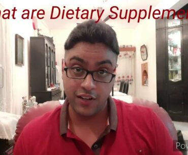 DIETARY/FOOD SUPPLEMENTS !!! It's IMPORTANCE & awareness.
