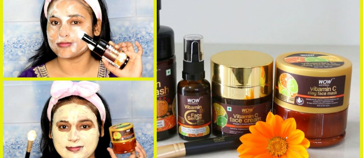 How To Repair Dull And Damaged Skin/ Wow Vitamin C Skincare Range