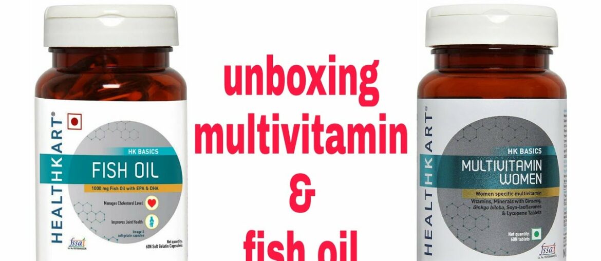 Healthkart multivitamin and fish oil unboxing , is it good are bad ? | IBRAHIM VOHRA