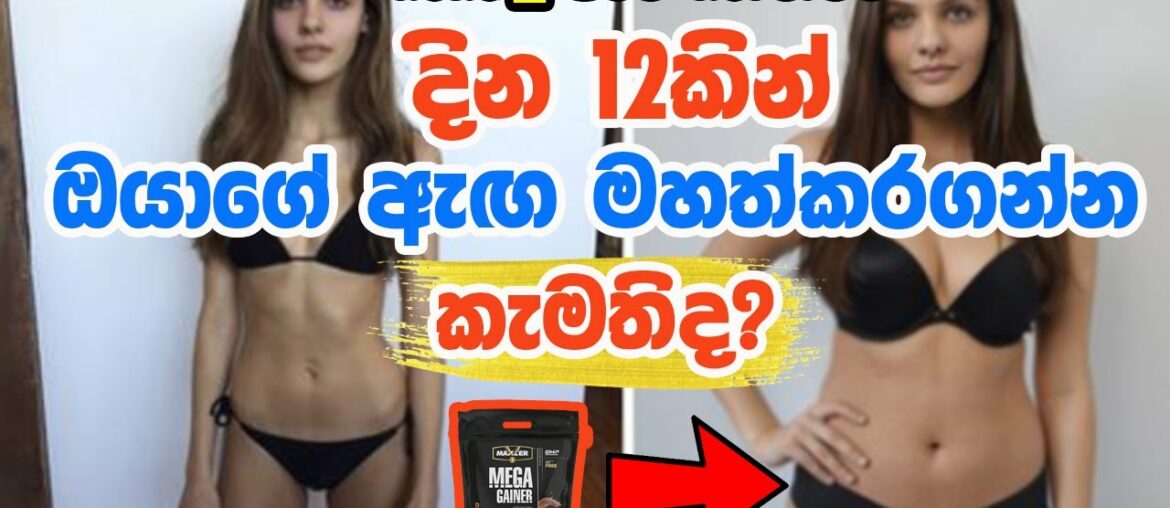 EASIEST WAY to GAIN WEIGHT- How to fat your Body Quick sinhala