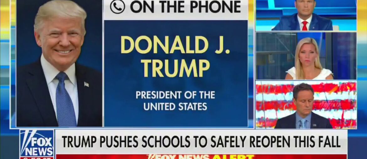 Trump says Children are IMMUNE to Covid 19, so open the schools