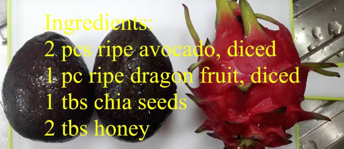 Avocado-Dragon Fruit Combo