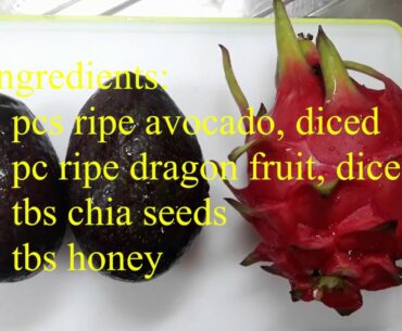 Avocado-Dragon Fruit Combo